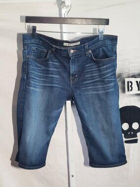 J BRAND Monaco Cut 7660 Blue Denim Shorts Women's Size 31